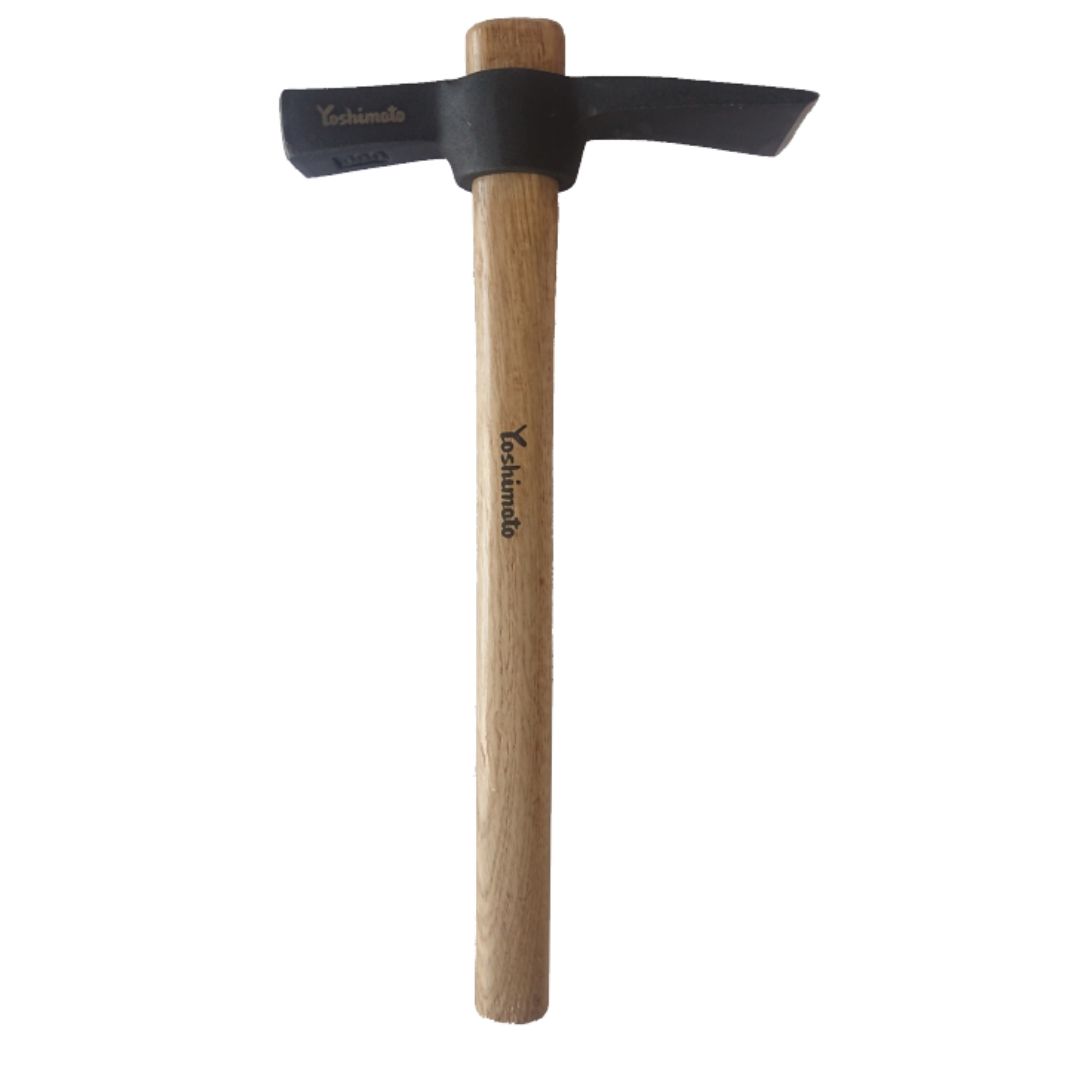 Молоток каменяра з киркою Yoshimoto, дерев'яна ручка, 600гр.