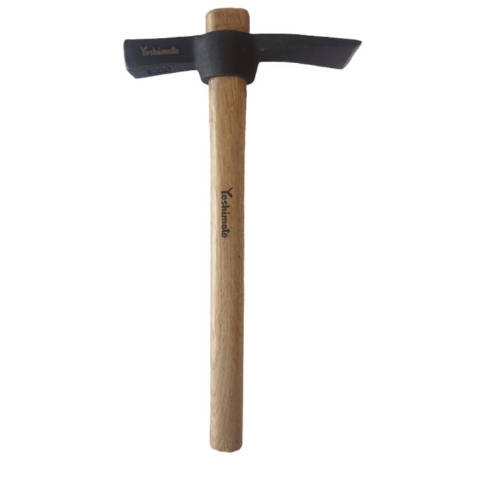 Молоток каменяра з киркою Yoshimoto, дерев'яна ручка, 600гр.