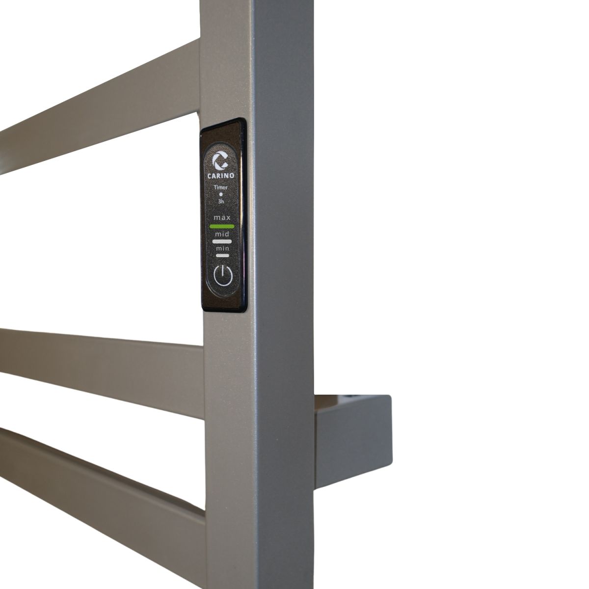 Рушникосушарка електрична Carino RICARDO з контроллером Сірий металік 790*490