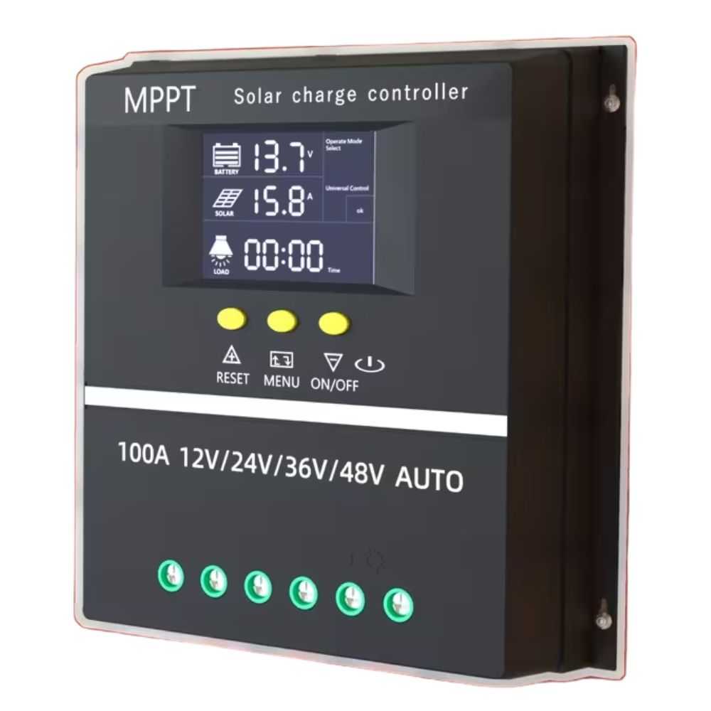 Сонячний контролер з гібридною зарядкою 4800W, 100 А
