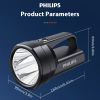 Фонарик Philips с перезаряжаемой батареей с перезаряжаемой батареей