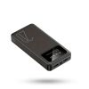 Power Bank 20000mAh, підтримка інтерфейсів Micro/Type-C,подвійний вхід та вихід із цифровим дисплеєм