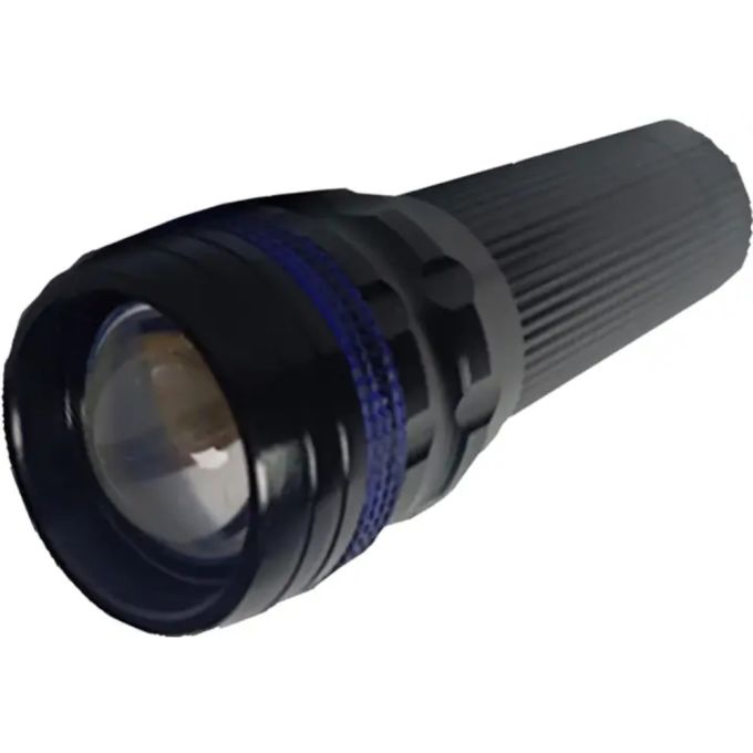 Ліхтарик алюмінієвий FOB IP65 600мАг 3 режими з фокусуванням 100х32мм