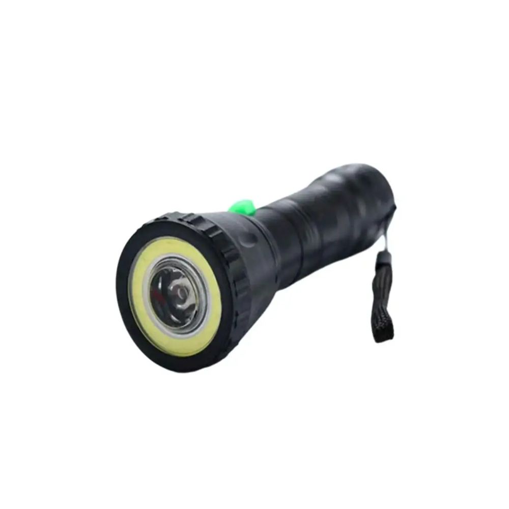 Ліхтарик алюмінієвий FOB IP65 600мАг 4 режими з фокусуванням 100х32мм