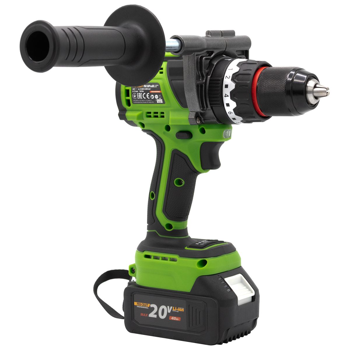 Шуруповерт Procraft PA18ProBL (з 1 акб і зп)