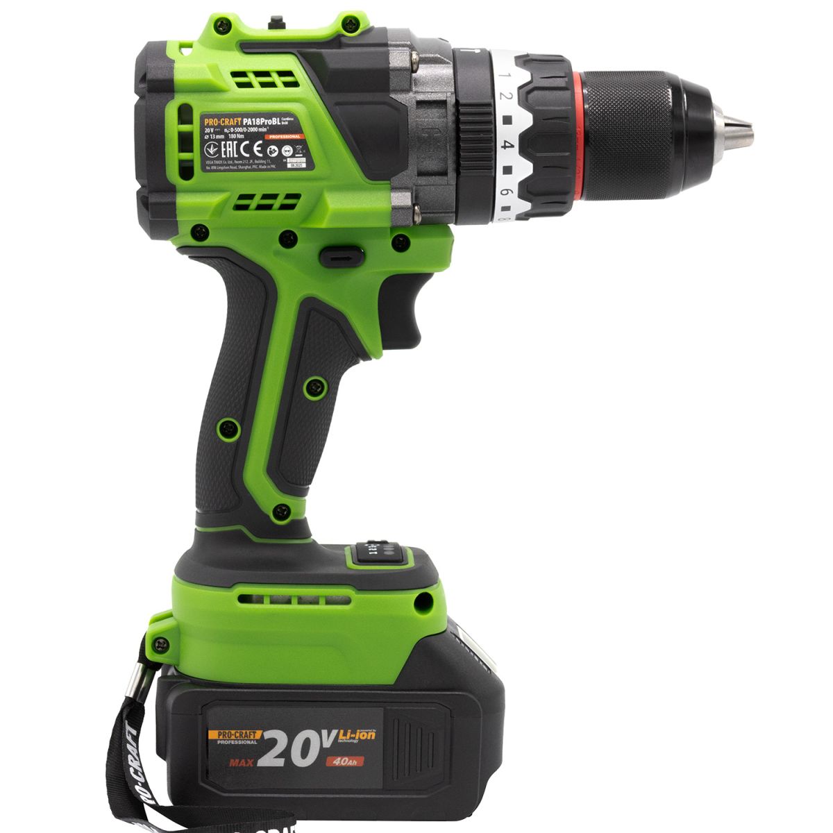 Шуруповерт Procraft PA18ProBL (з 1 акб і зп)