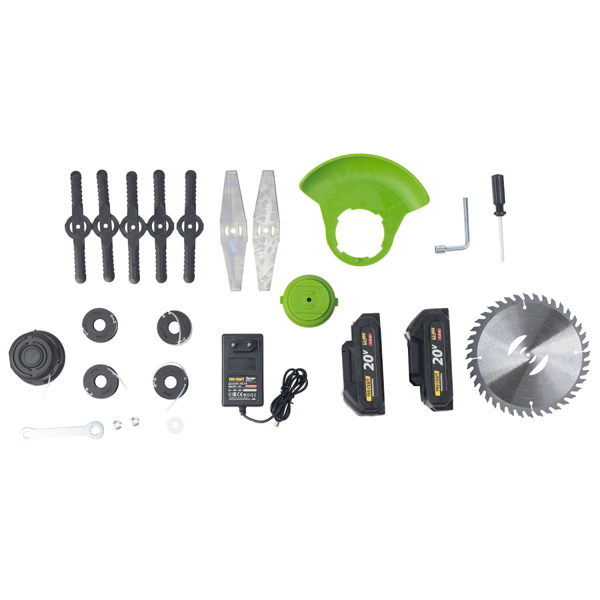 Акумуляторна коса Procraft PTA25 (2 акб)