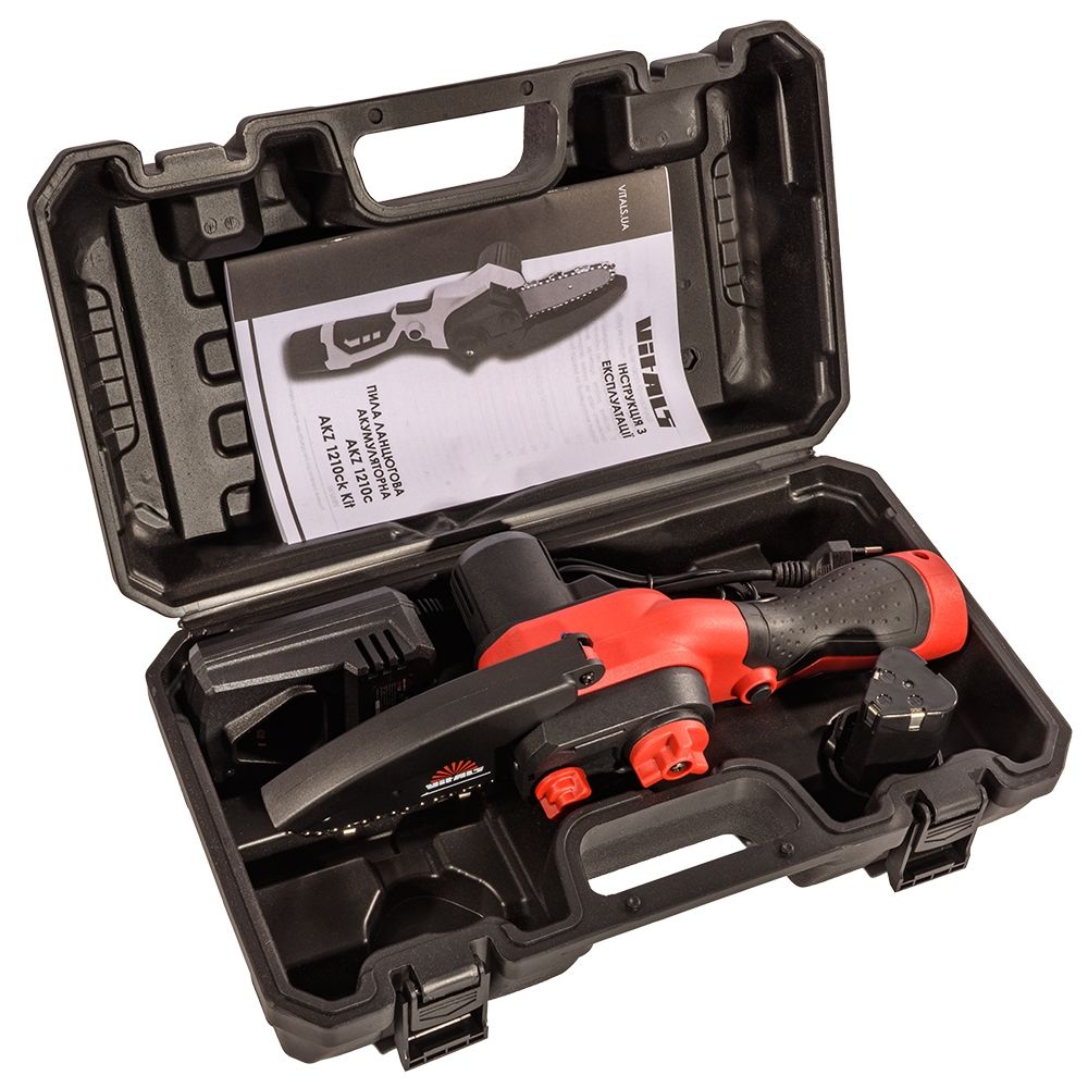 Пила цепная аккумуляторная Vitals AKZ 1210ck Kit Vitals AKZ 1210ck Kit