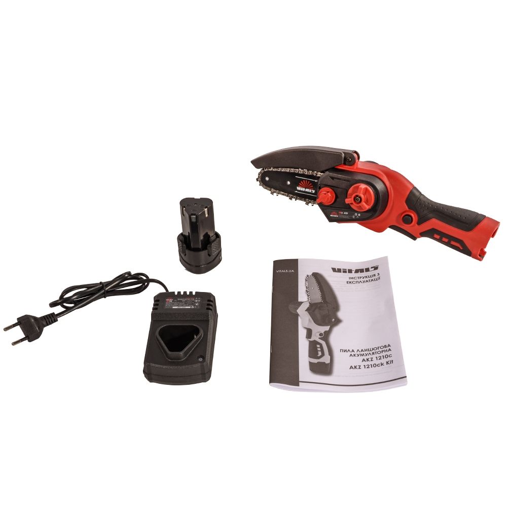 Пила цепная аккумуляторная Vitals AKZ 1210ck Kit Vitals AKZ 1210ck Kit