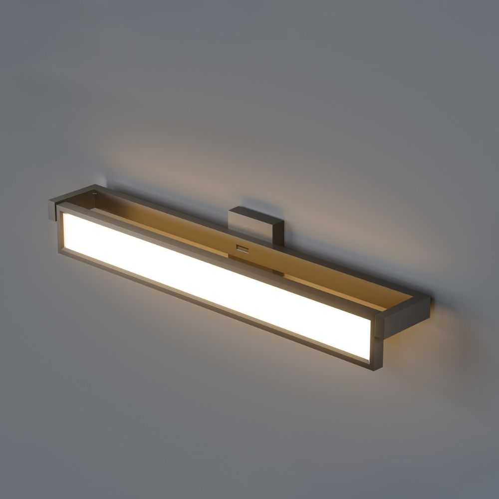 LED світильник настінний з сенсором VIDEX WL02 18W 2800K-4000K-6000K Чорний