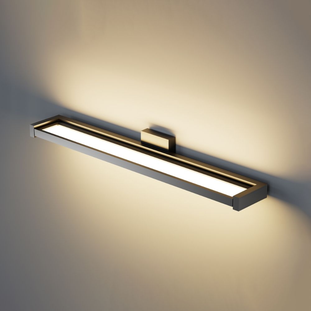 LED світильник настінний з сенсором VIDEX WL02 18W 2800K-4000K-6000K Чорний