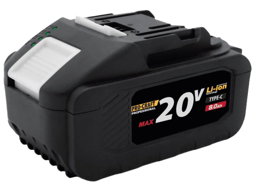Акумуляторна батарея Procraft Battery20/8C 8 Аг Type-C
