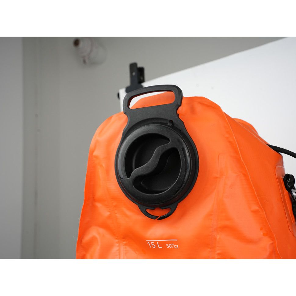 Душ портативный с емкостью и насосом Flextail Tiny Shower Bag, 20л, оранжевый