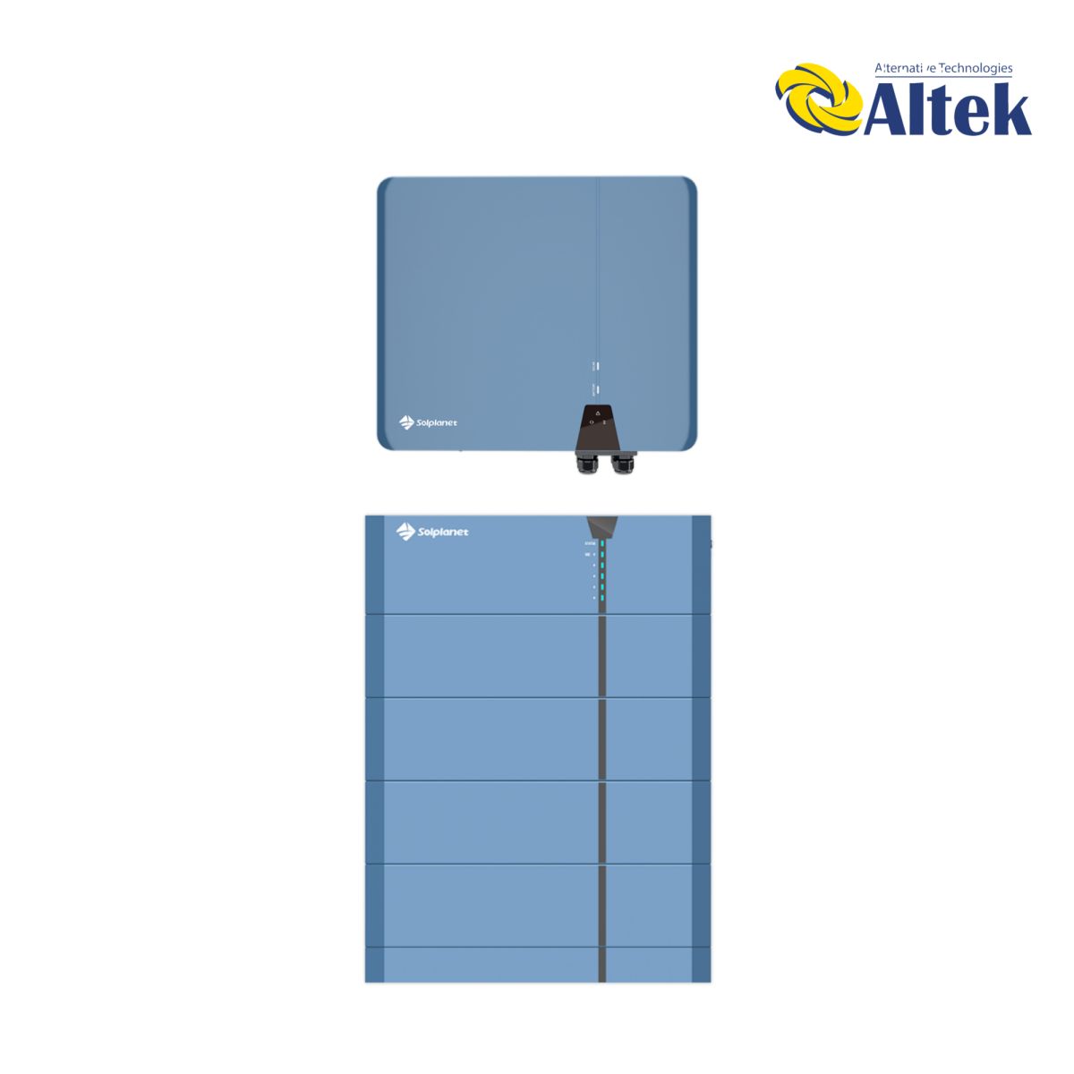 Гібридна станція Solplanet ASW012kH-T2, BMS Ai-HB G2 2,56 кВт, 7,68 кВт (3 шт.)