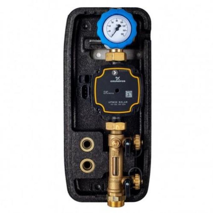 Однолінійна сонячна станція, 3/4″ HP, 6 бар,  2-12 л/хв., UPM3 25-75