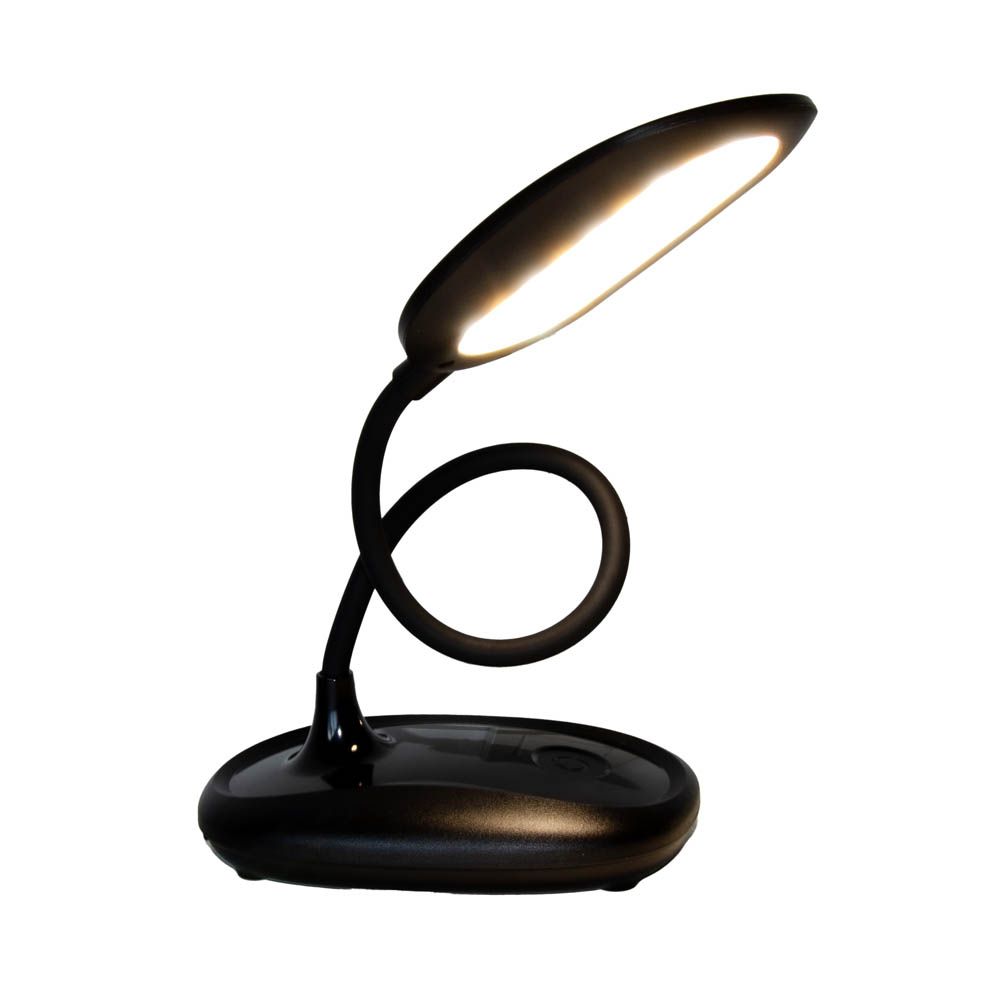 Настільна LED лампа з акумулятором Євросвітло Ridy Flex-01 чорна