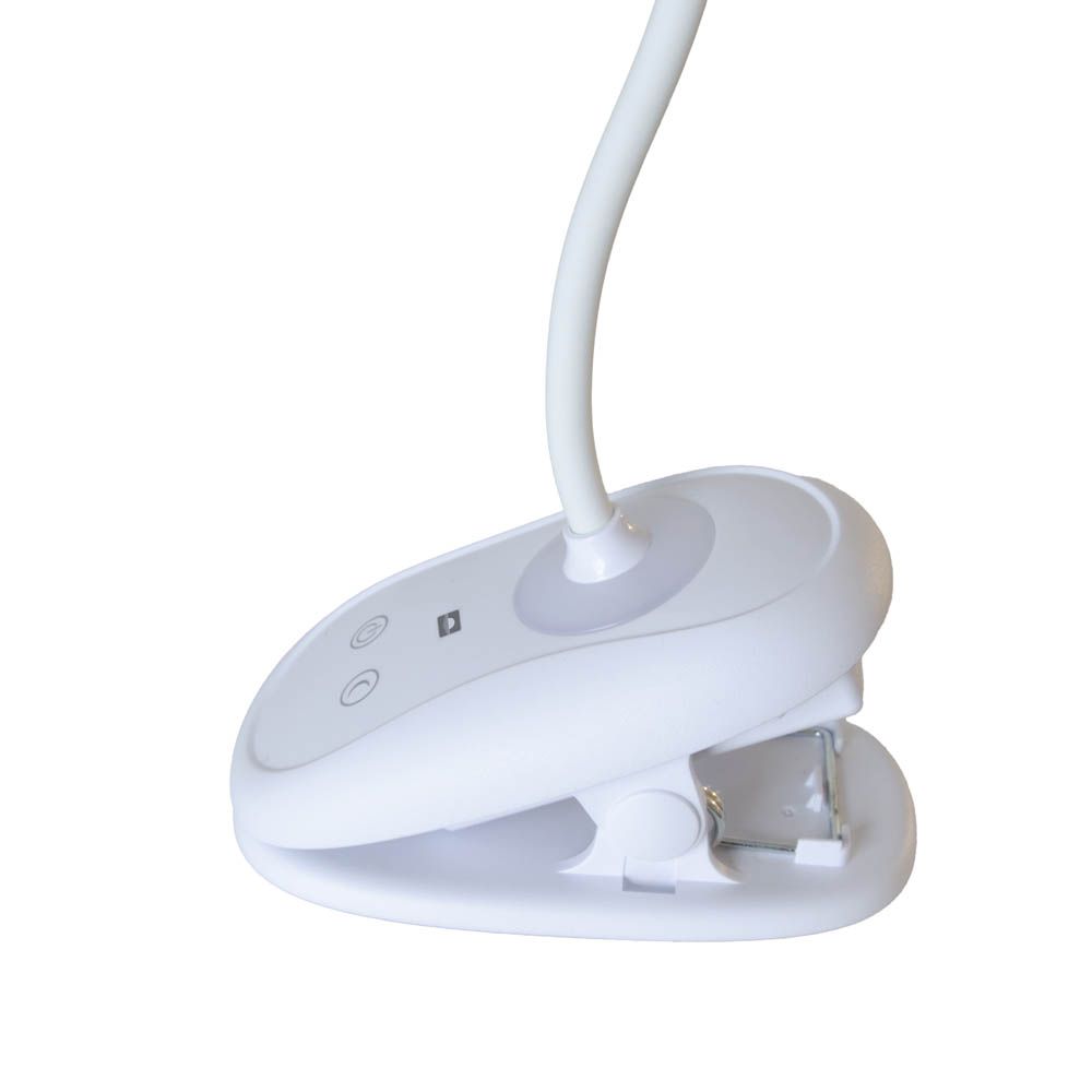 Настільна LED лампа з акумулятором Євросвітло Ridy Flex-02 біла