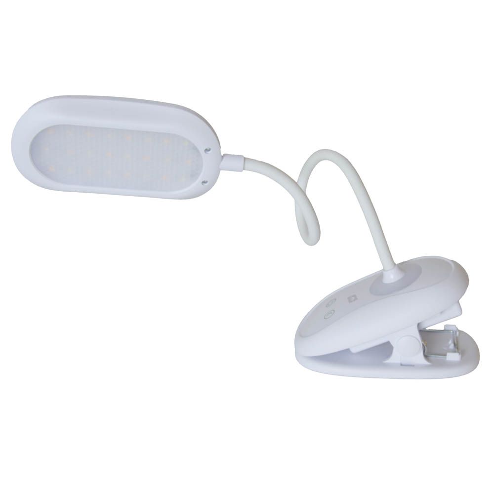 Настільна LED лампа з акумулятором Євросвітло Ridy Flex-02 біла