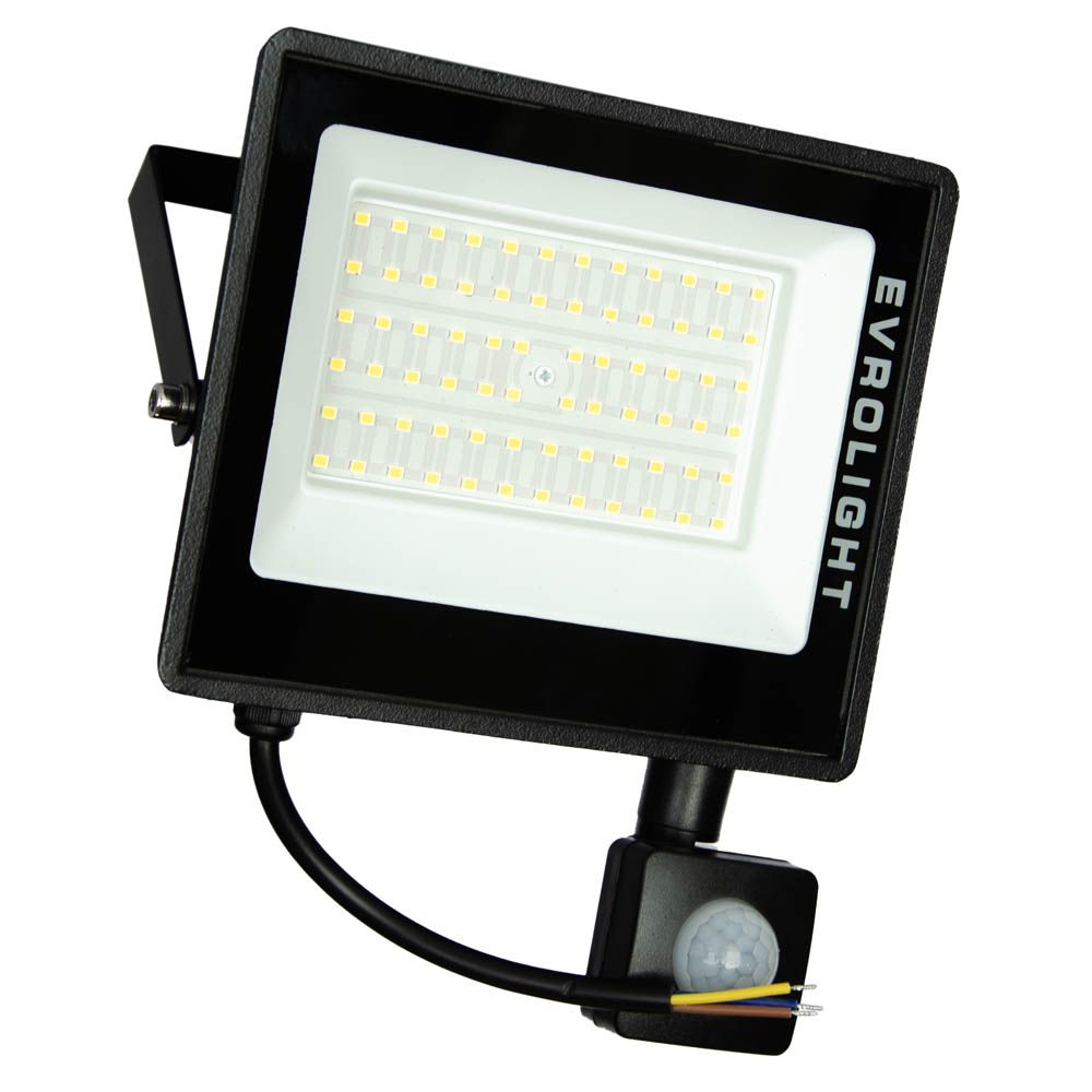 Прожектор світлодіодний з датчиком руху EVROLIGHT FM-01D-50 50W 6400К