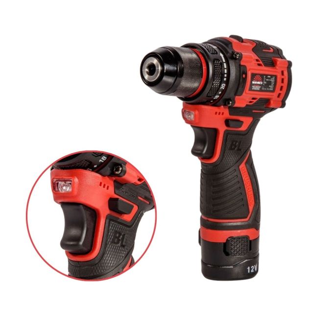 Дриль-шурупокрут акумуляторний Vitals Master AU 1232c BL Kit