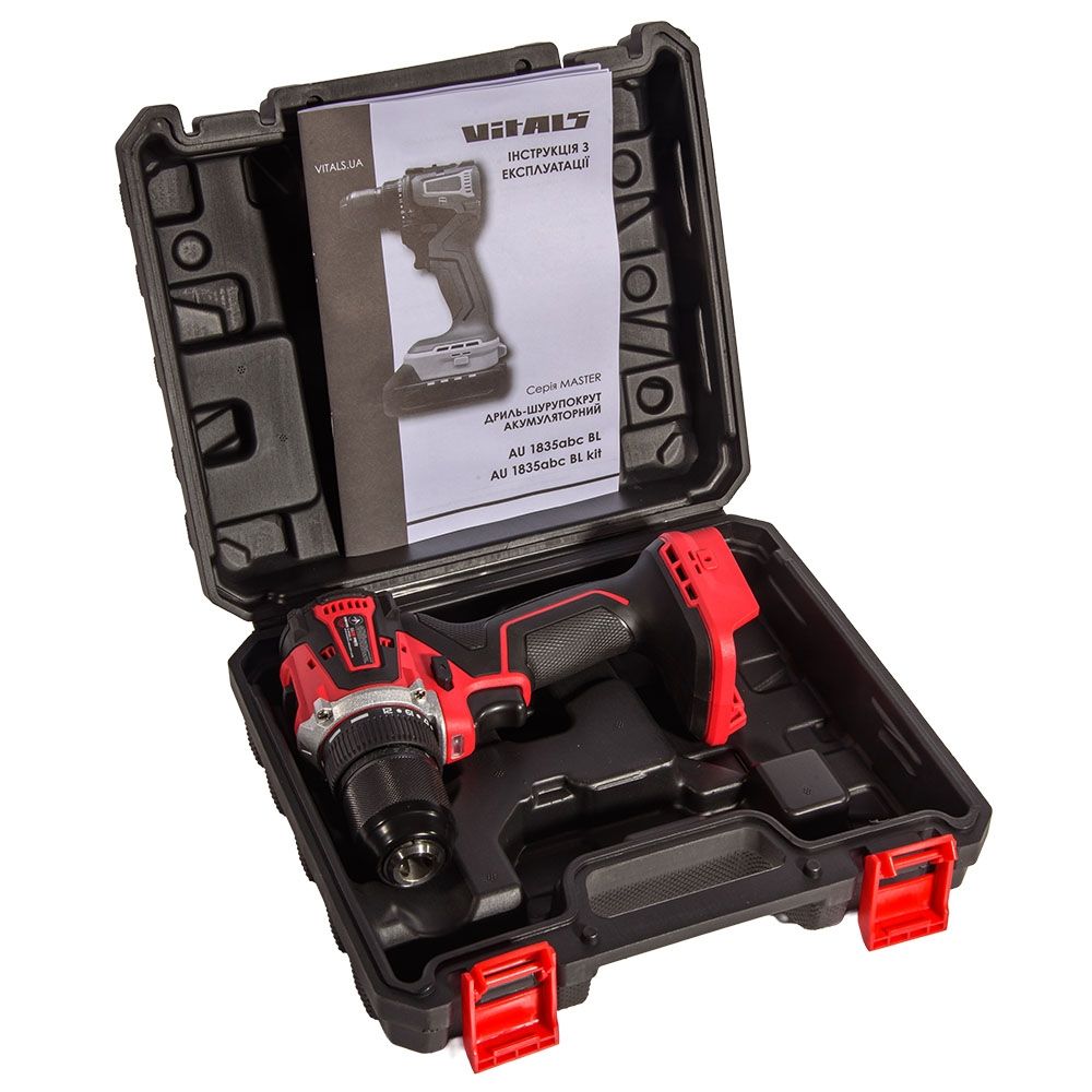 Дрель-шуруповерт аккумуляторная Vitals Master AU 1835abc BL