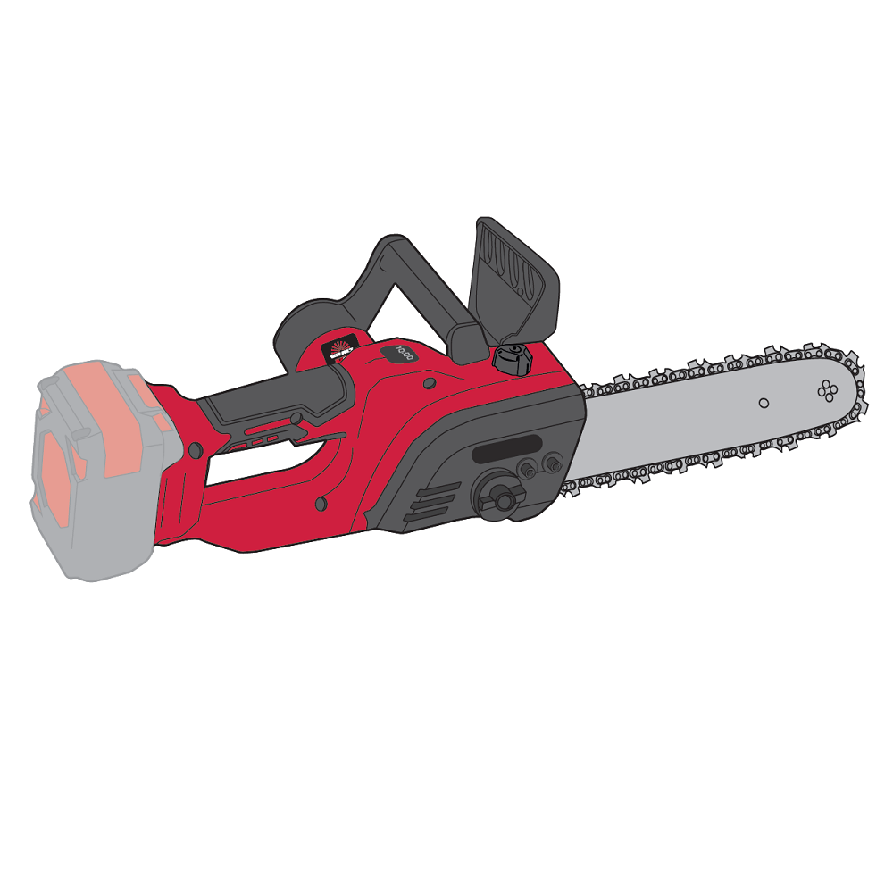 Пила цепная аккумуляторная Vitals AKZ 1830c BL