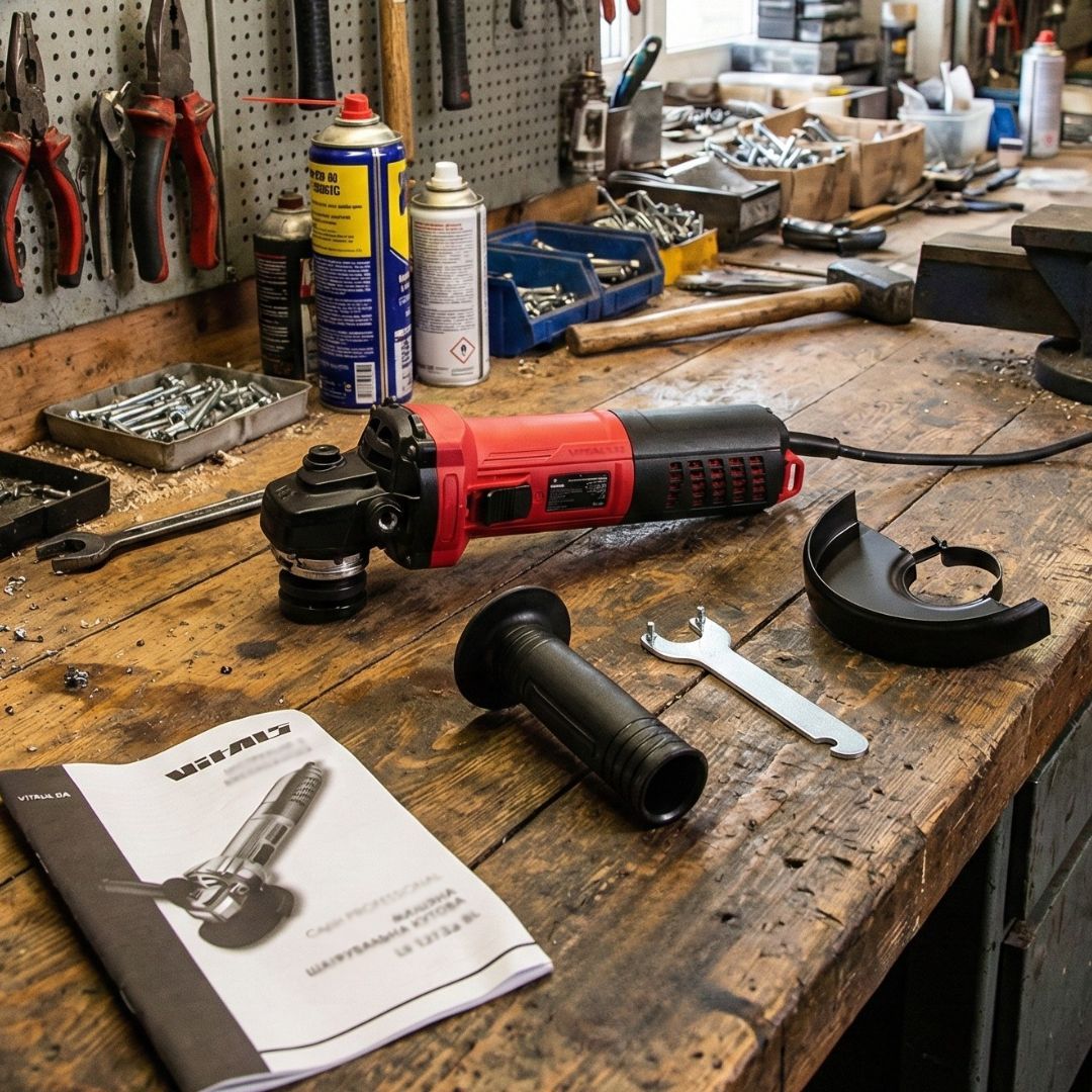 Машина шлифовальная угловая Vitals Professional Ls 1213a BL