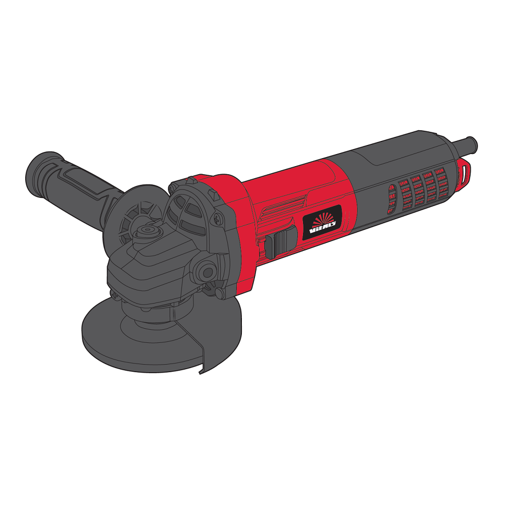 Машина шліфувальна кутова Vitals Professional Ls 1213av BL