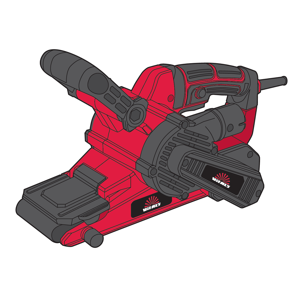 Машина стрічкова шліфувальна Vitals Master Ls 7690DNs