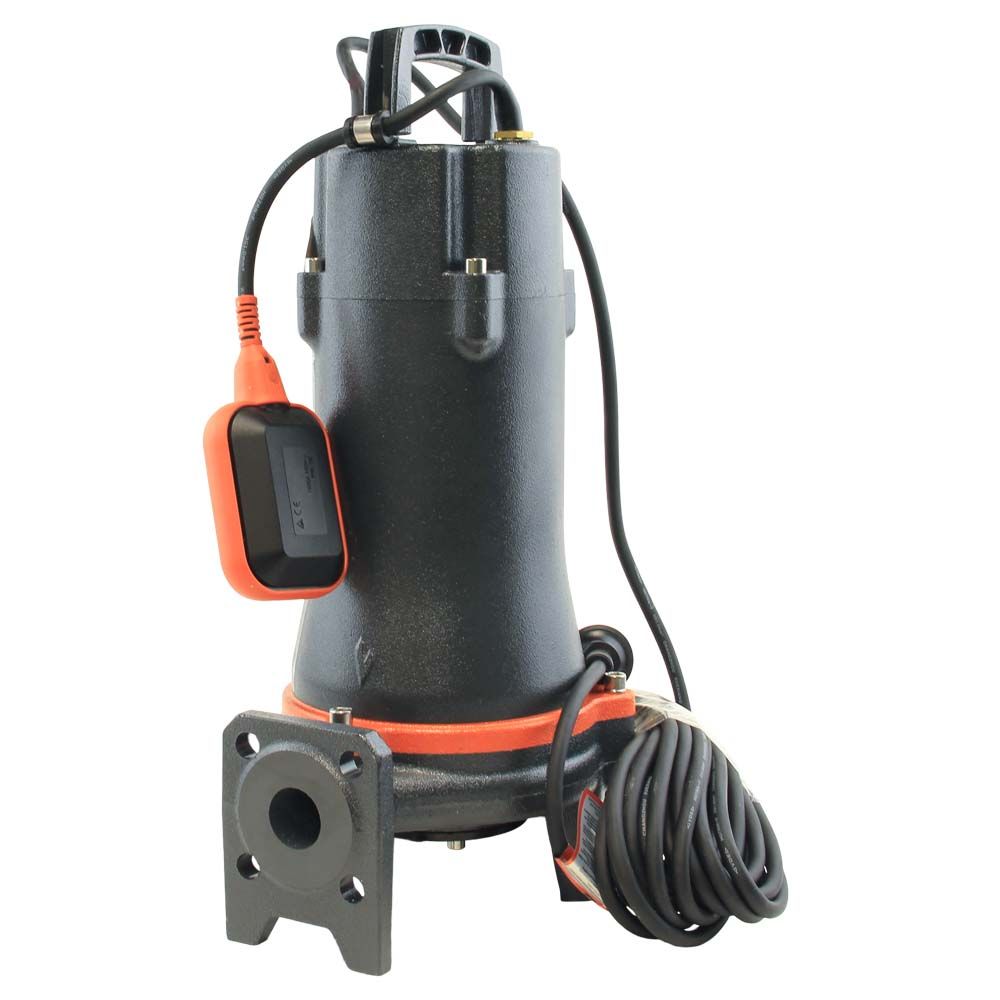 Насос каналізаційний 1.1кВт Hmax 18м Qmax 140л/хв (з ріжучим механізмом) LEO 3.0 32SWPm3.6-17-1.1L/Q