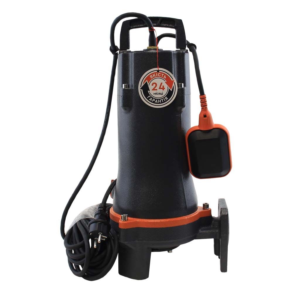 Насос каналізаційний 1.5кВт Hmax 23.м Qmax 170л/хв (з ріжучим механізмом) LEO 3.0 32SWPm3.6-23-1.5L/