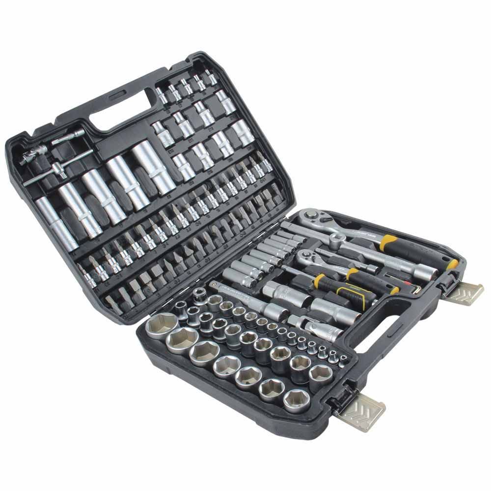 Набір насадок торцевих і біт 1/4", 1/2" 110шт CrV mid SIGMA (6003771)