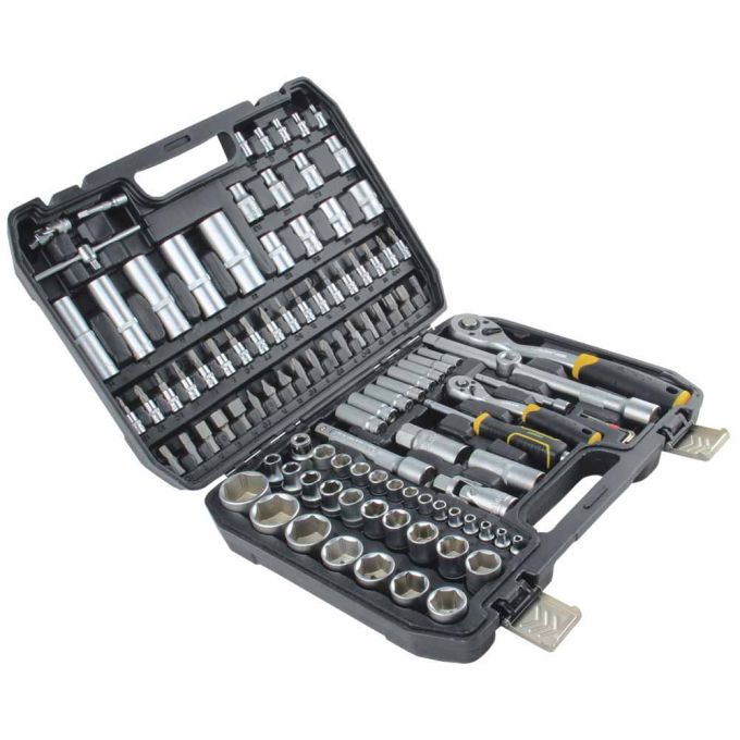 Набір насадок торцевих і біт 1/4", 1/2" 110шт CrV mid SIGMA (6003771)