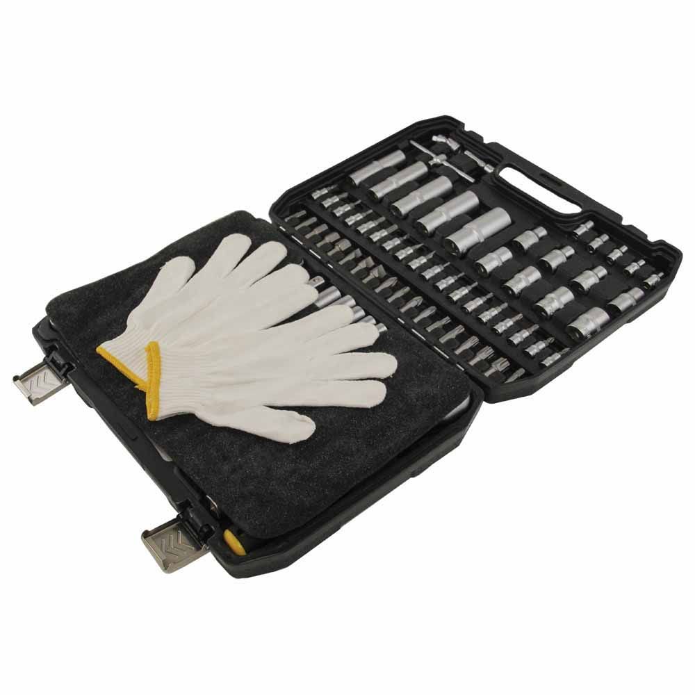 Набір насадок торцевих і біт 1/4", 1/2" 110шт CrV mid SIGMA (6003771)