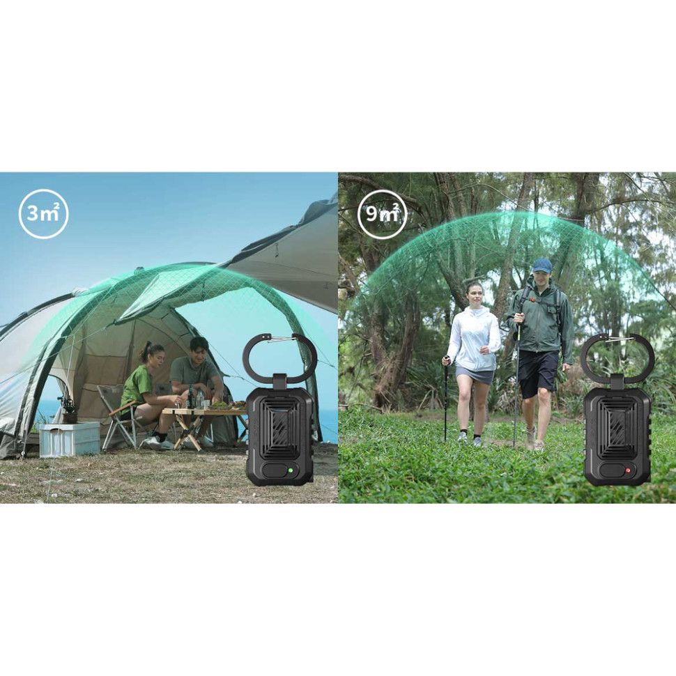 Портативний фумігатор кемпінговий Flextail Light Repel, чорний