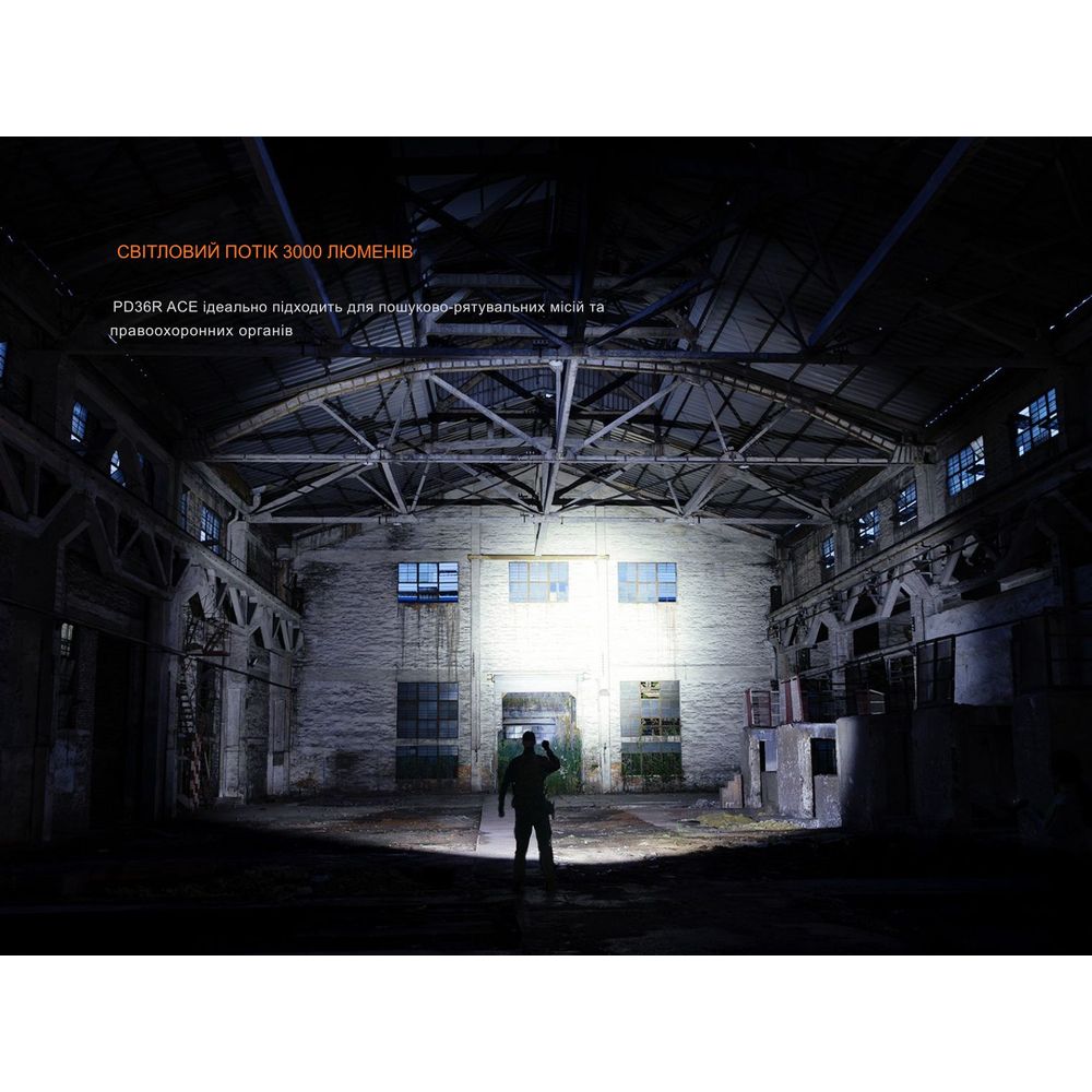 Фонарь тактический ручной Fenix PD36R ACE 3000 лм тактический Fenix PD36R ACE 3000 лм