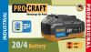 Акумуляторна батарея Procraft Battery20/4 industrial (20В, 4Аг)
