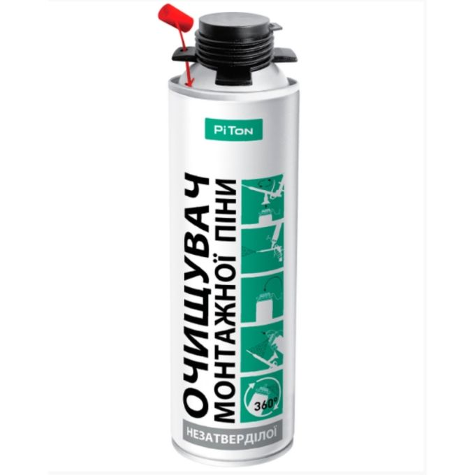 Очищувач монтажної піни аероз. 500 мл ТМ PITON