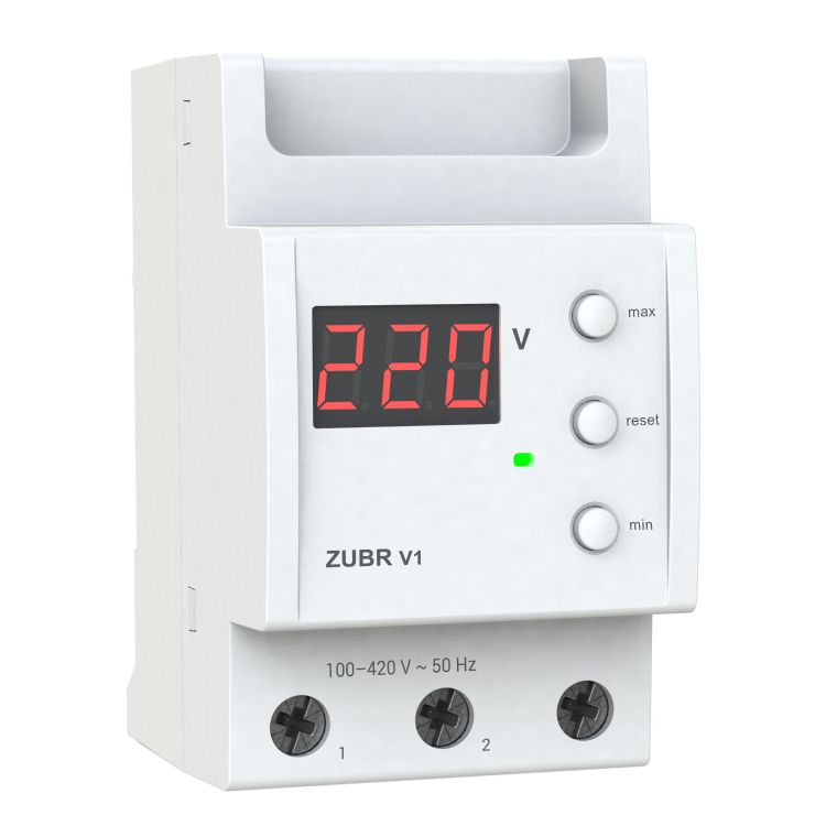 Вольтметр 1 фаза цифровий V1 ZUBR