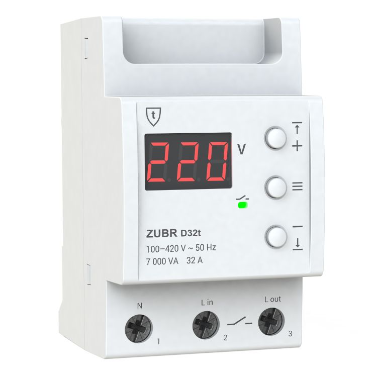 Реле напруги ZUBR D32t з термозахистом