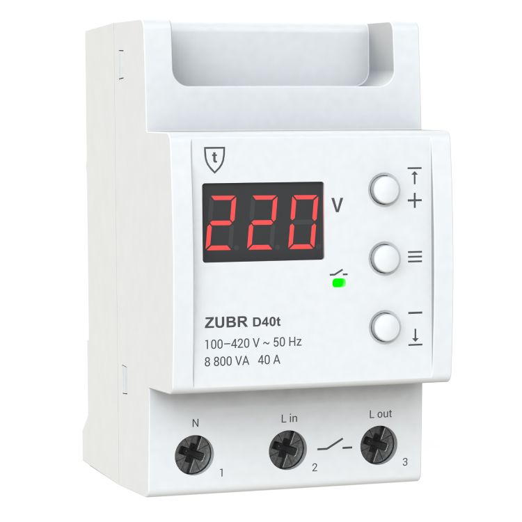 Реле напруги ZUBR D40t з термозахистом
