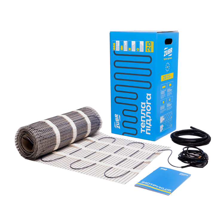 Нагревательный двухжильный мат ZUBR DC Mat 160/12 кв.м