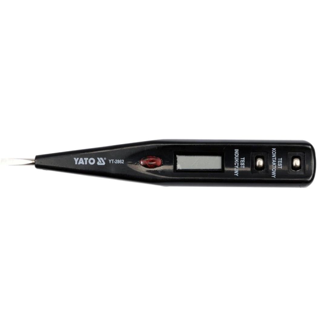 Індикатор напруги YATO контрольний цифровий 12-250 V LCD