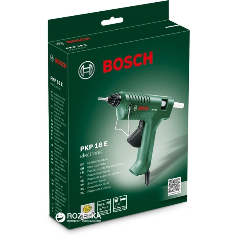 Пістолет клейовий Bosch PKP 18 E (200°С) (0603264508)