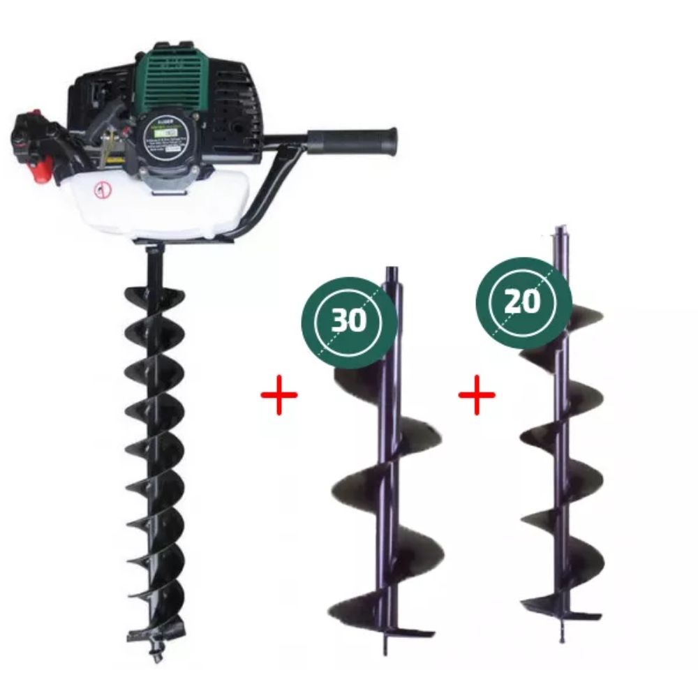 Мотобур Iron Angel MD 3353 PROFI (3.5 к.с., бур 200 та 300 мм) (2001143)