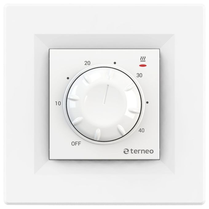 Терморегулятор terneo rtp, білий