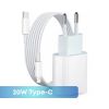 Комплект швидкої зарядки ля Apple iPhone / iPad, Зарядний пристрій 20W USB-C Power Adapter (Type-C)