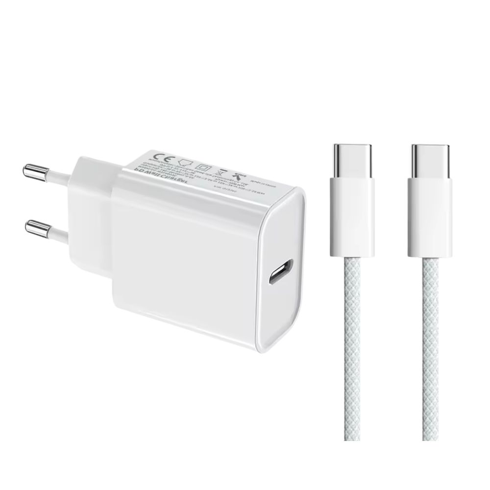 Комплект швидкої зарядки Apple 40W USB-C — Блок живлення + кабель Type-C для iPhone 14–16 Pro Max
