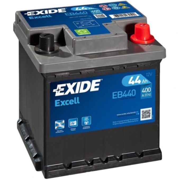 Акумулятор EXIDE EXCELL 44Ah (+/-) (400EN) EB440