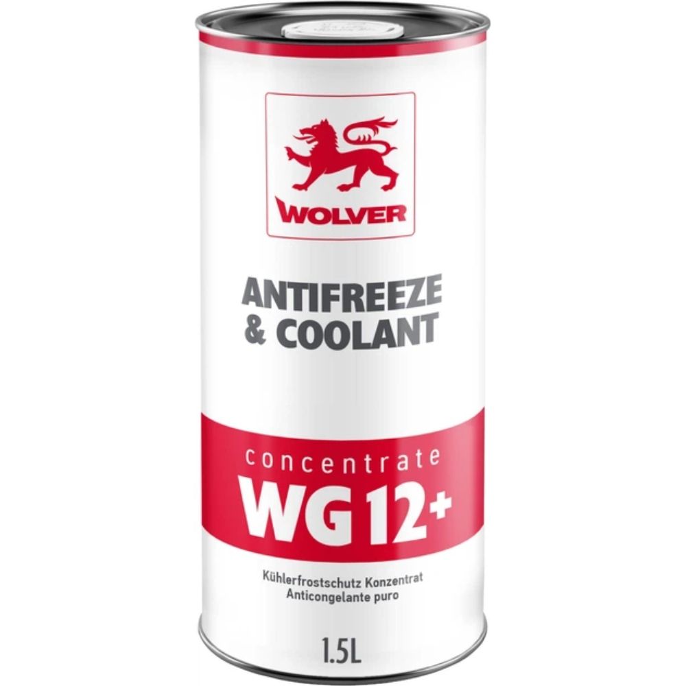 Антифриз WOLVER ANTIFREEZE & COOLANT CONCENTRATE WG12+ червоний 1,5л